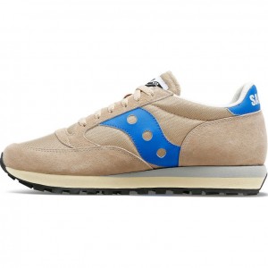 Beige / Blue Men's Saucony Jazz 81 Trainer | AUSTRALIA-PJWHN