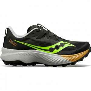 Black Men's Saucony Endorphin Edge Trail Running Shoes | AUS-RHMNV