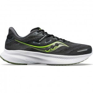 Black Men's Saucony Guide 16 Running Shoes | AUS-CEYFA