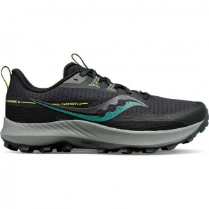 Black Men's Saucony Peregrine 13 Trail Running Shoes | AUS-LWRBQ