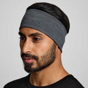 Black Men's Saucony Solstice Headband | AUS-LSBUV