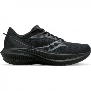 Black Men's Saucony Triumph 21 Running Shoes | AUSTRALIA-EGXOF