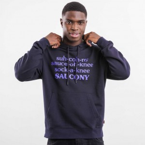 Black Men's Saucony X Frank Cooke Rested Hoodie | AUSTRALIA-DXFGL