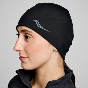 Black Women's Saucony Solstice Beanie | AUSTRALIA-CAHZV