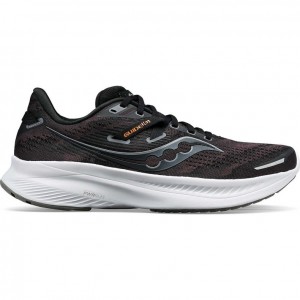 Black / White Women's Saucony Guide 16 Wide Running Shoes | AUS-TMLVA