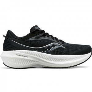 Black / White Women's Saucony Triumph 21 Wide Running Shoes | AUS-CPWAK