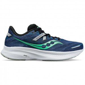 Blue Men's Saucony Guide 16 Running Shoes | AUS-VJEIS