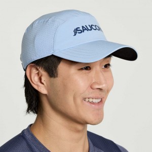 Blue Men's Saucony Outpace Hat | AUSTRALIA-OJACK