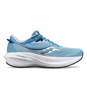 Blue Women's Saucony Triumph 21 Running Shoes | AUSTRALIA-XPTKM