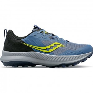 Blue / Black Men's Saucony Blaze TR Trail Running Shoes | AUS-NKUAR