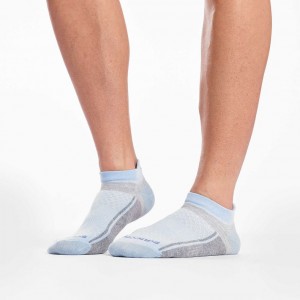 Blue / Pink / Grey Women's Saucony Inferno Liteweight 3-Pack Socks | AUSTRALIA-BGRMW