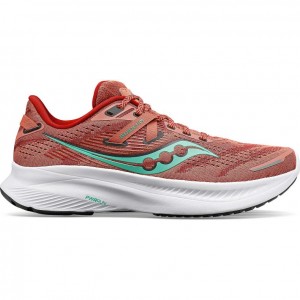 Coral Women's Saucony Guide 16 Wide Running Shoes | AUSTRALIA-TNLGH