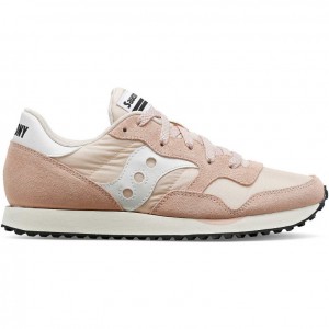 Coral / White Women's Saucony DXN Trainer | AUS-QZFPR