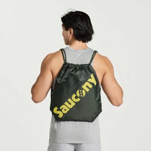 Dark Green Men's Saucony String Bag | AUS-BZCXI