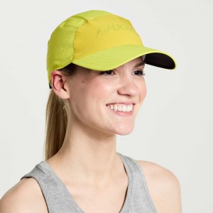 Green Women's Saucony Outpace Hat | AUSTRALIA-LRCDN