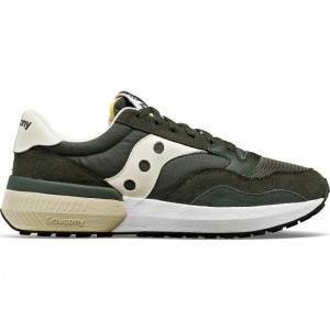 Green / Cream Women's Saucony Jazz NXT Trainer | AUS-XMJFO