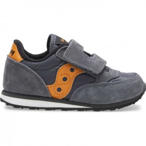 Grey Little Kids' Saucony Baby Jazz Hook & Loop Sneaker | AUSTRALIA-TNEJY