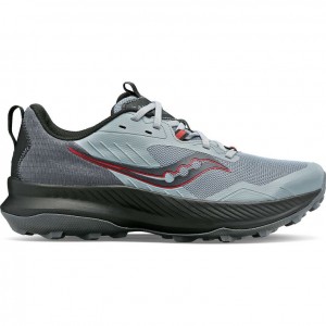 Grey Men's Saucony Blaze TR Trail Running Shoes | AUSTRALIA-TMDQN