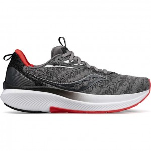 Grey Men's Saucony Echelon 9 Running Shoes | AUS-HPMTD