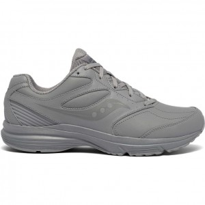 Grey Men's Saucony Integrity Walker 3 Wide Running Shoes | AUS-DVHTZ