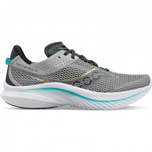 Grey Men's Saucony Kinvara 14 Running Shoes | AUS-FPVTZ