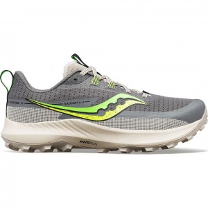 Grey Men's Saucony Peregrine 13 Trail Running Shoes | AUSTRALIA-JMZAX