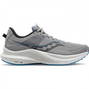 Grey Men's Saucony Tempus Wide Running Shoes | AUSTRALIA-SRKAO