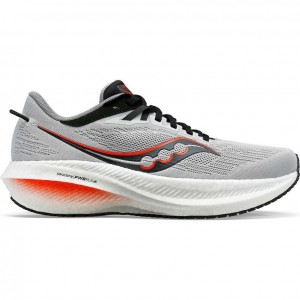 Grey Men's Saucony Triumph 21 Running Shoes | AUS-YMZIE