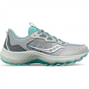 Grey Women's Saucony Aura TR Trail Running Shoes | AUSTRALIA-FLXDT