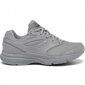 Grey Women's Saucony Integrity Walker 3 Wide Running Shoes | AUSTRALIA-FNGSK