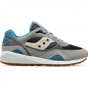 Grey / Black Women's Saucony Shadow 6000 Trainer | AUS-VPRMS