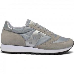 Grey / Silver Men's Saucony Jazz 81 Trainer | AUSTRALIA-FLBRJ