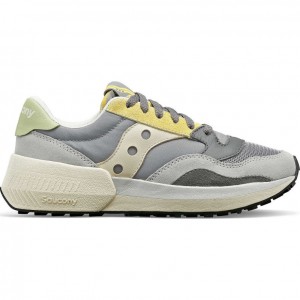 Grey / Yellow Women's Saucony Jazz NXT Trainer | AUS-HLDKE