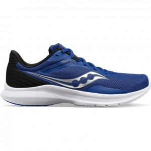 Indigo / Black Men's Saucony Convergence Running Shoes | AUSTRALIA-EKJBQ