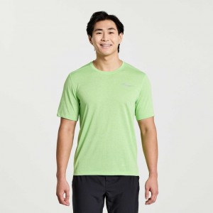 Mint Men's Saucony Stopwatch Short Sleeve T-Shirt | AUS-AWGTS