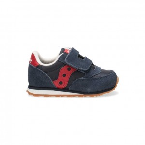 Navy Little Kids' Saucony Baby Jazz Hook & Loop Sneaker | AUSTRALIA-WGFRS