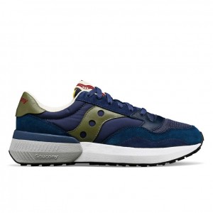 Navy Men's Saucony Jazz NXT Trainer | AUS-YVTOP