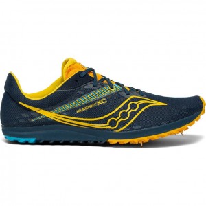 Navy Men's Saucony Kilkenny XC9 Spikes | AUSTRALIA-RUAQX