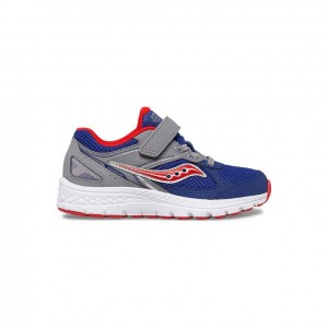 Navy / Grey Big Kids' Saucony Cohesion 14 A/C Sneaker | AUSTRALIA-MXRVF