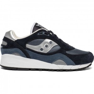 Navy / Silver Men's Saucony Shadow 6000 Trainer | AUSTRALIA-AKFDB