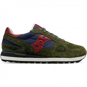 Olive Men's Saucony Shadow Original Premium Trainer | AUSTRALIA-VMIAU