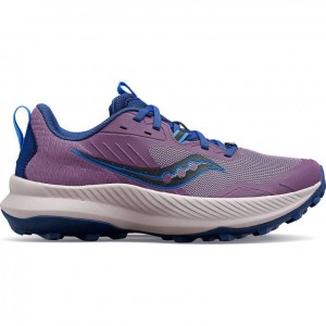 Purple Women's Saucony Blaze TR Trail Running Shoes | AUS-DQJIB