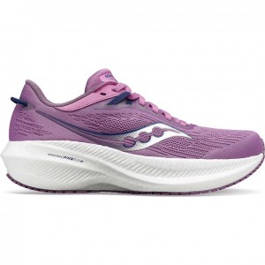 Purple Women's Saucony Triumph 21 Running Shoes | AUS-HYDOZ