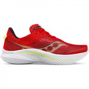 Red Men's Saucony Kinvara 14 Running Shoes | AUS-GVCFJ