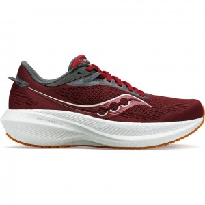 Red Men's Saucony Triumph 21 Running Shoes | AUS-JBZLK