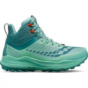 Turquoise Women's Saucony Ultra Ridge GTX Trail Running Shoes | AUSTRALIA-LJOES