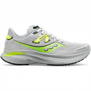 White Men's Saucony Guide 16 Running Shoes | AUS-JMOHX