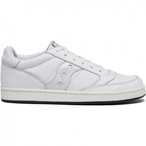 White Men's Saucony Jazz Court Trainer | AUSTRALIA-YFZXH