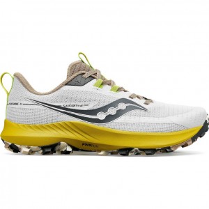 White Men's Saucony Peregrine 13 Trail Running Shoes | AUSTRALIA-BHVOU