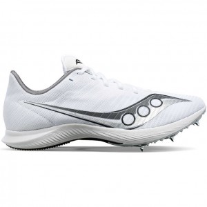 White Men's Saucony Velocity MP Running Shoes | AUS-OZUHM